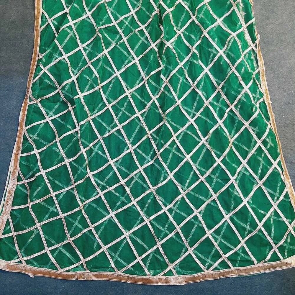 Gota Work net Dupatta, Nikkah Mehndi Wedding Dupattas Green