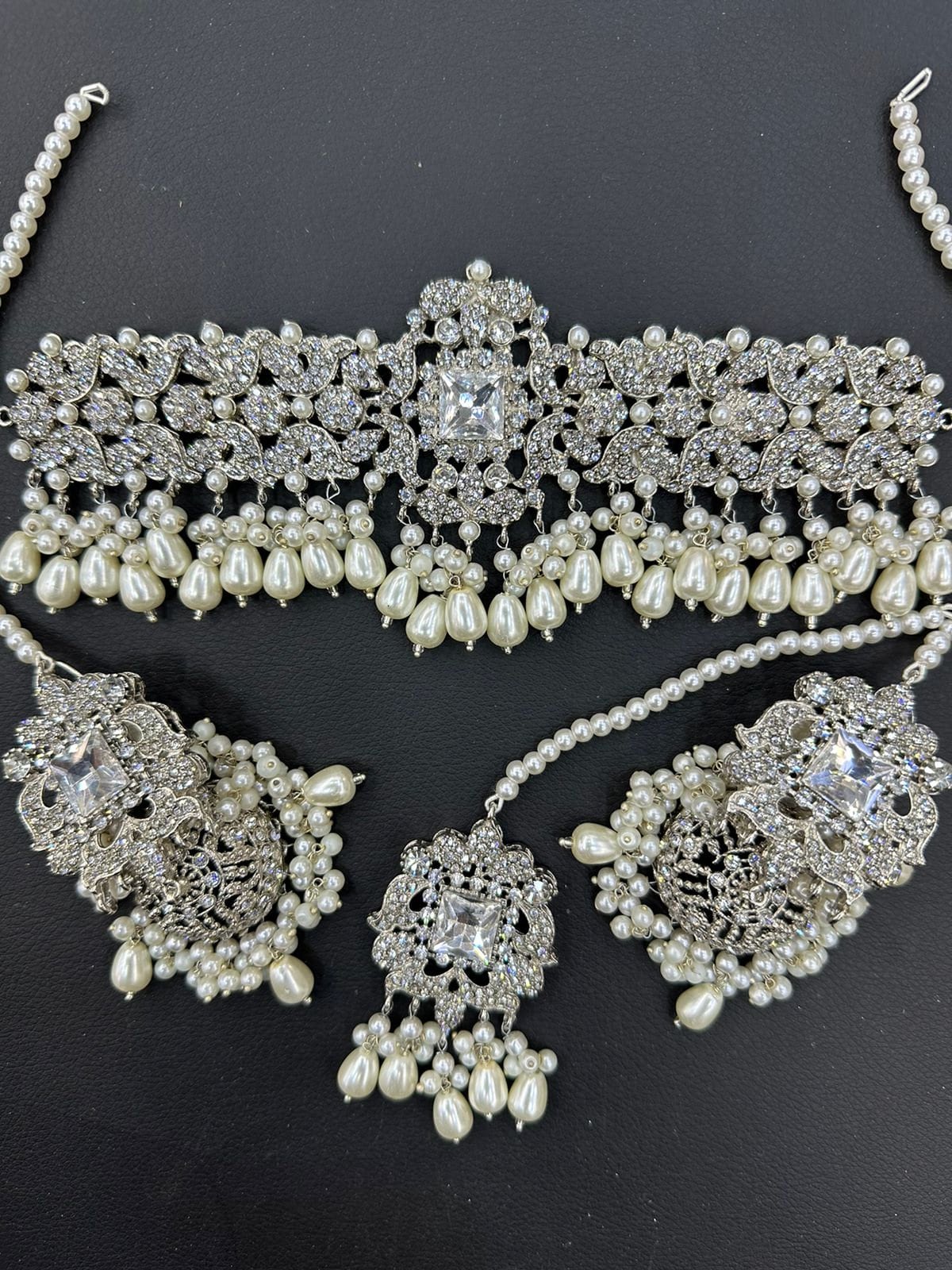 Indian Pakistani Bridal Full Jewellery Sets Jhumka Tikka