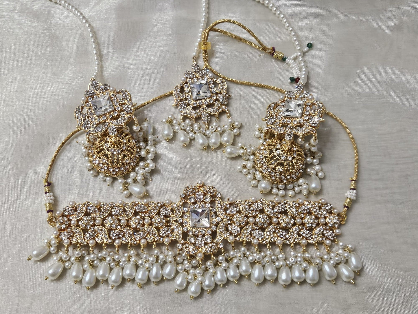 Indian Pakistani Bridal Full Jewellery Sets Jhumka Tikka