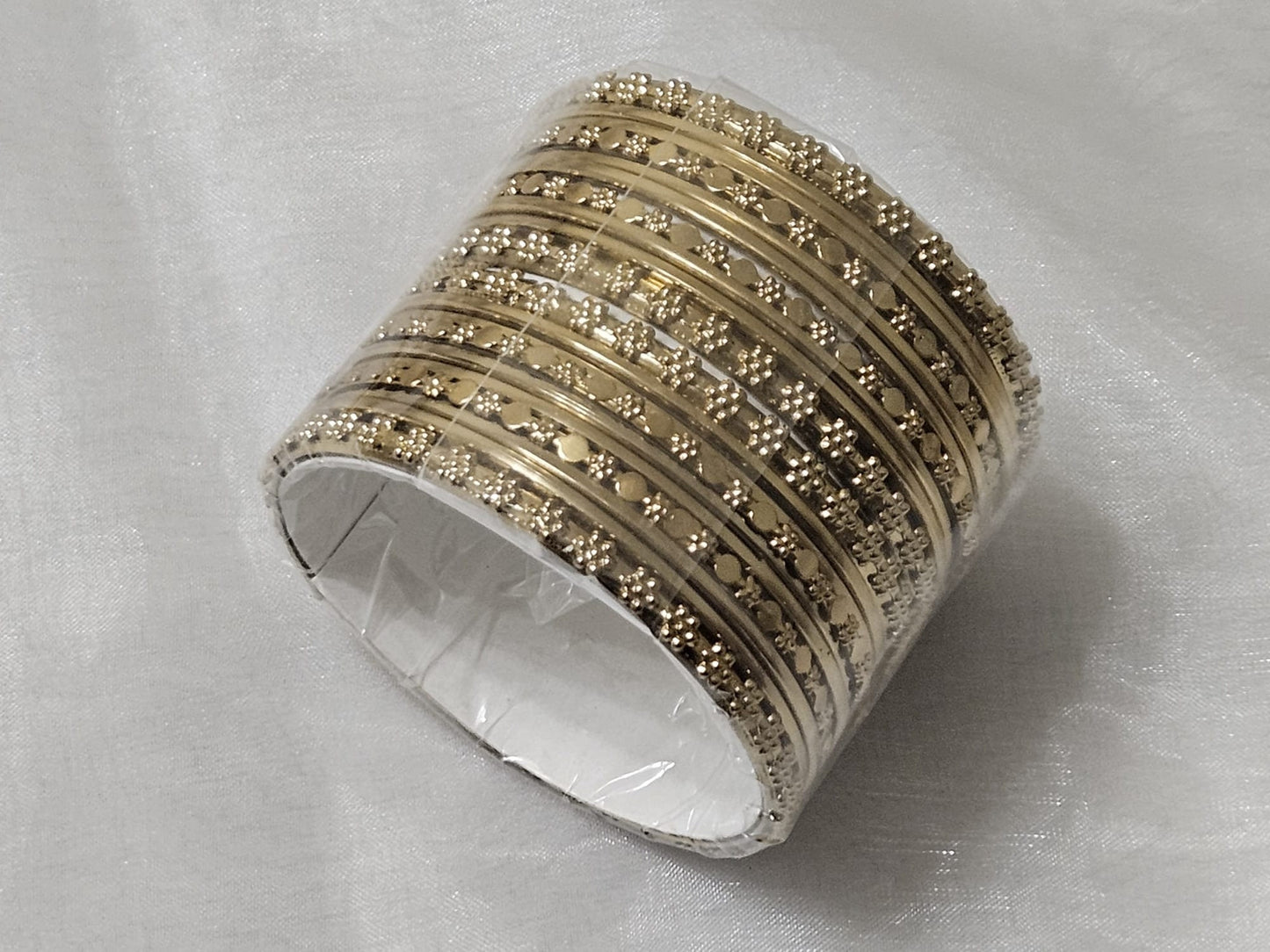 Bollywood Style Jewellery Gold and Silver Base Fancy Bangles