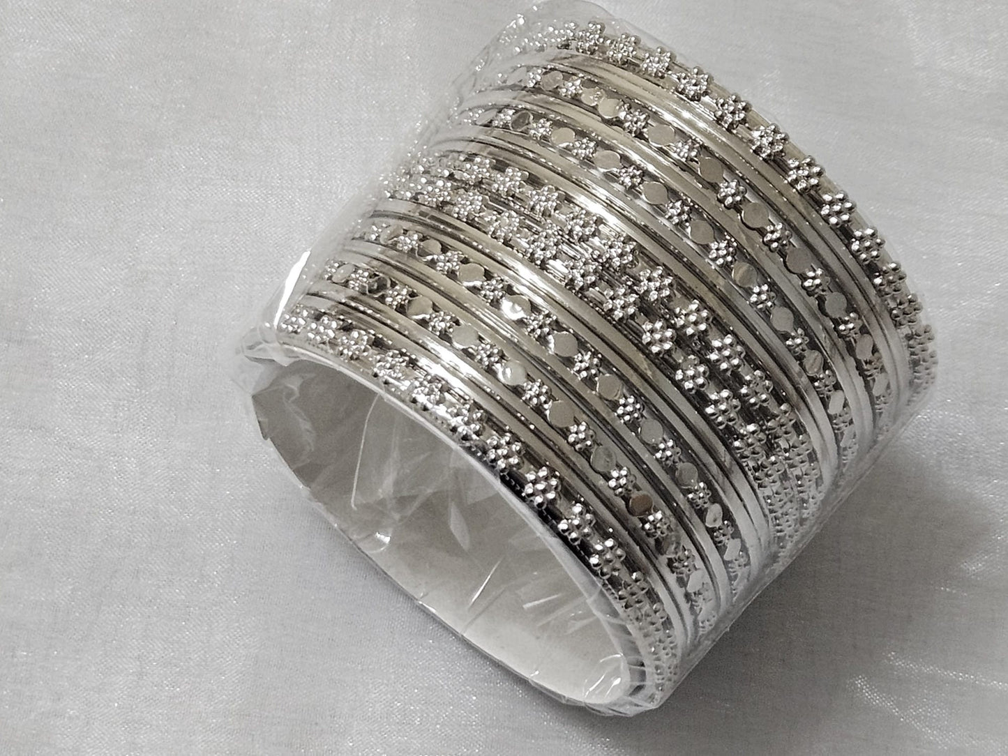 Bollywood Style Jewellery Gold and Silver Base Fancy Bangles