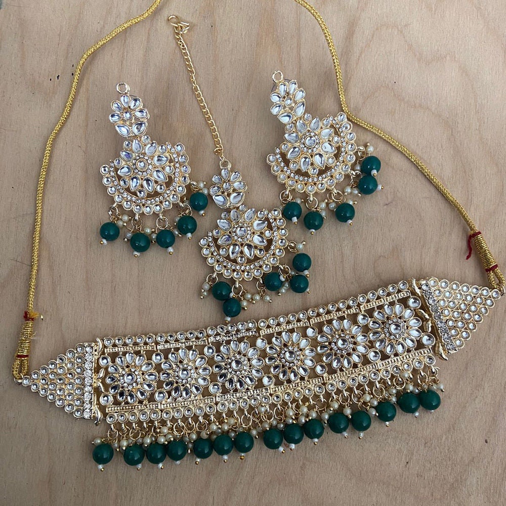 Indian Wedding Jewellery Choker Necklace Sets Pearls