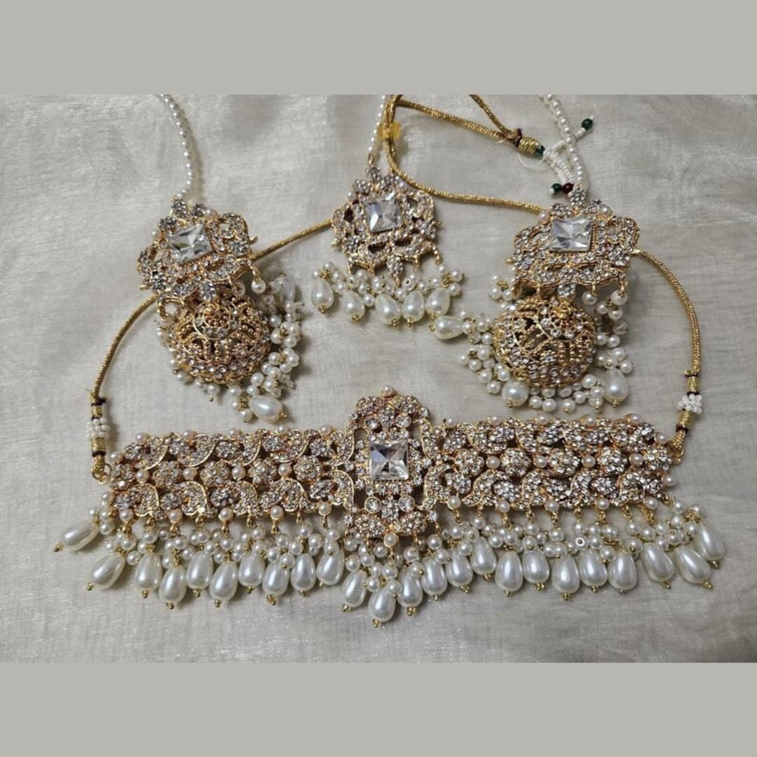 Indian Pakistani Bridal Full Jewellery Sets Jhumka Tikka